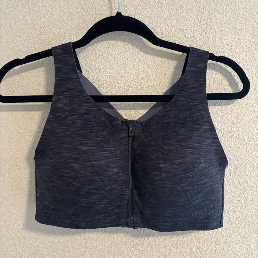Lululemon Enlite Zip front high support Bra 36D
